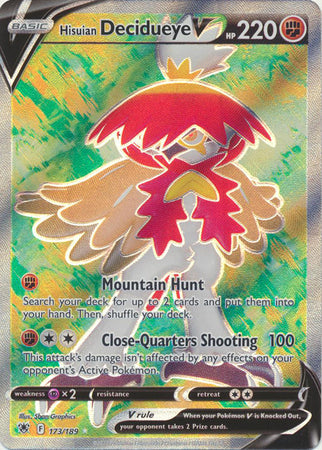 Hisuian Decidueye V - 173/189 - Full Art Ultra Rare available at 401 Games Canada