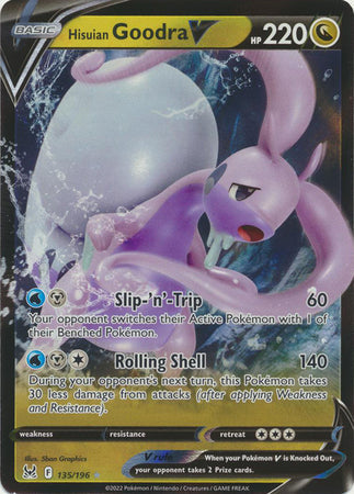 Hisuian Goodra V - 135/196 - Ultra Rare available at 401 Games Canada