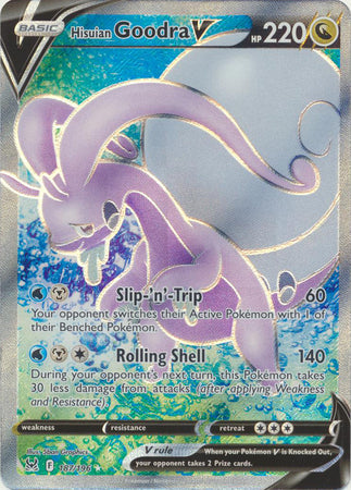 Hisuian Goodra V - 187/196 - Full Art Ultra Rare available at 401 Games Canada