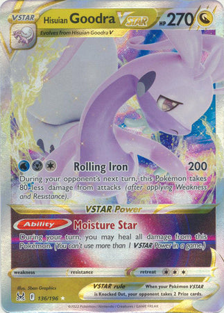 Hisuian Goodra VSTAR - 136/196 - Ultra Rare available at 401 Games Canada