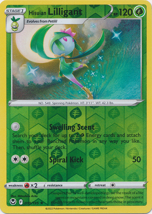 Hisuian Lilligant - 010/195 - Rare - Reverse Holo available at 401 Games Canada