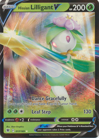 Hisuian Lilligant V - 017/189 - Ultra Rare available at 401 Games Canada