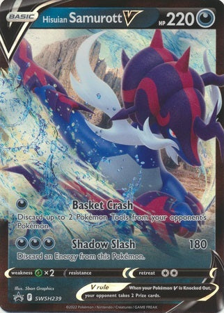 Hisuian Samurott V - SWSH239 - Promo available at 401 Games Canada