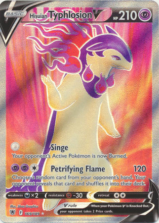 Hisuian Typhlosion V - 169/189 - Full Art Ultra Rare available at 401 Games Canada