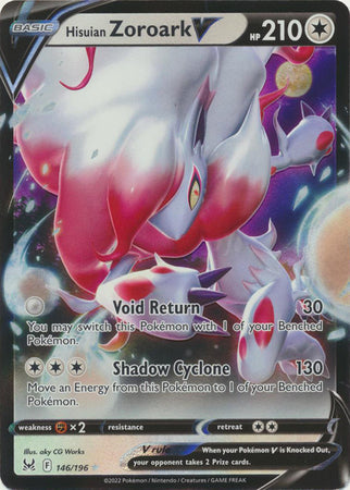 Hisuian Zoroark V - 146/196 - Ultra Rare available at 401 Games Canada