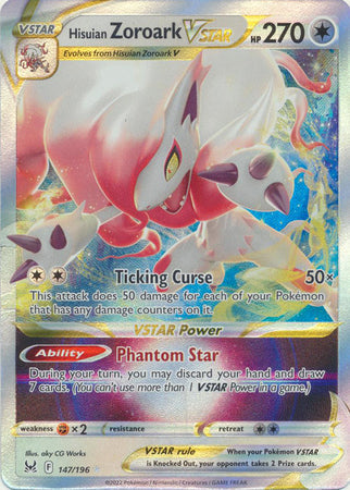 Hisuian Zoroark VSTAR - 147/196 - Ultra Rare available at 401 Games Canada