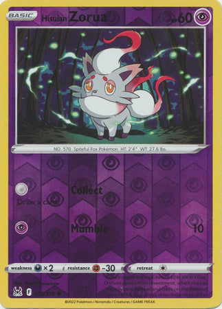 Hisuian Zorua - 075/196 - Common - Reverse Holo available at 401 Games Canada