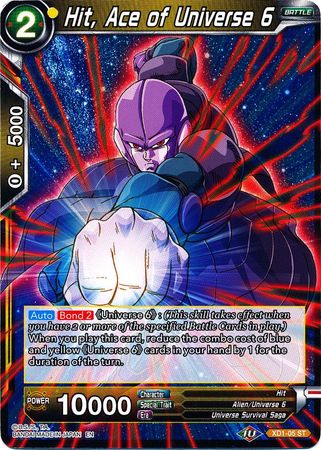 Hit, Ace of Universe 6 - XD1-05 - Starter Rare available at 401 Games Canada