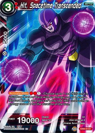 Hit, Spacetime Transcended - EX06-04 - Expansion Rare available at 401 Games Canada