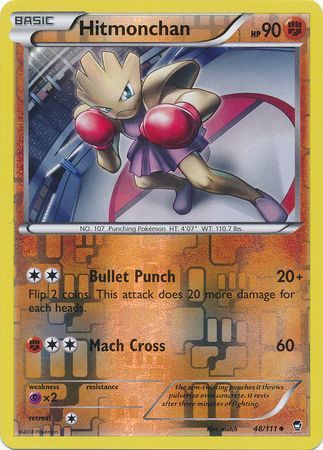 Hitmonchan - 48/111 - Uncommon - Reverse Holo available at 401 Games Canada