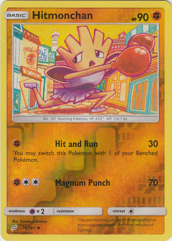 Hitmonchan - 74/181 - Uncommon - Reverse Holo available at 401 Games Canada