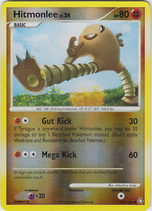 Hitmonlee - 100/146 - Common - Reverse Holo available at 401 Games Canada