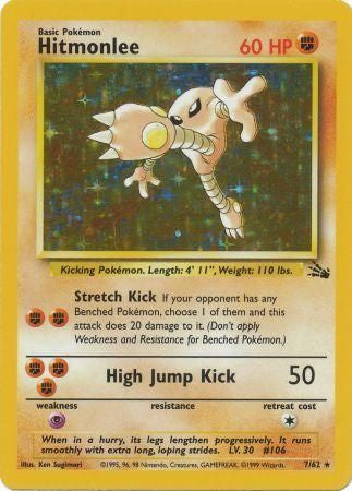 Hitmonlee - 7/62 - Holo - Unlimited available at 401 Games Canada