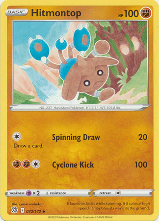 Hitmontop - 072/172 - Uncommon available at 401 Games Canada