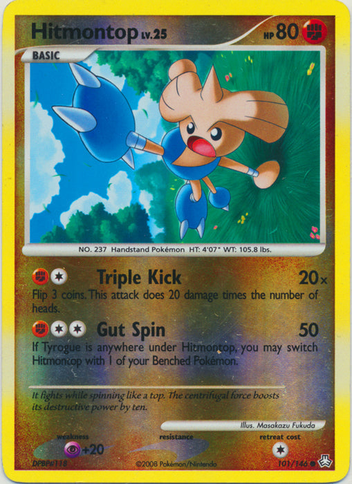 Hitmontop - 101/146 - Common - Reverse Holo available at 401 Games Canada