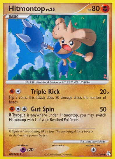 Hitmontop - 101/146 - Common available at 401 Games Canada