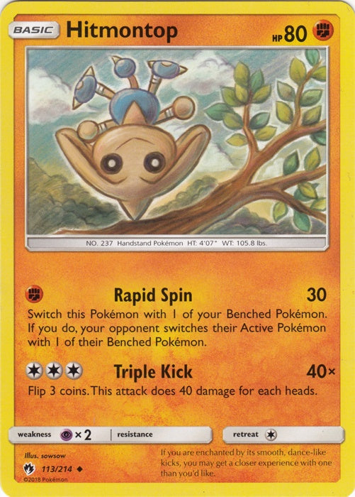 Hitmontop - 113/214 - Uncommon available at 401 Games Canada