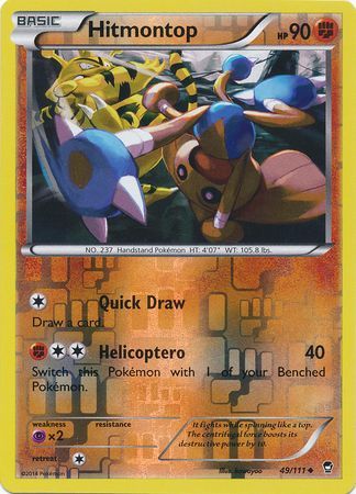 Hitmontop - 49/111 - Uncommon - Reverse Holo available at 401 Games Canada