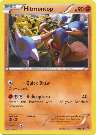 Hitmontop - 49/111 - Uncommon available at 401 Games Canada