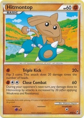 Hitmontop - 8/95 - Rare - Theme Deck Exclusive available at 401 Games Canada