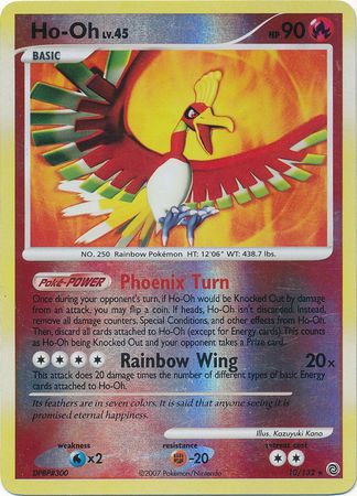 Ho-Oh - 10/132 - Holo Rare - Reverse Holo available at 401 Games Canada