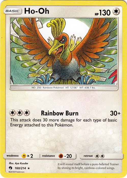 Ho-Oh - 160/214 - Rare available at 401 Games Canada