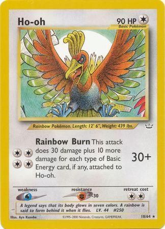 Ho-Oh - 18/64 - Rare - Unlimited available at 401 Games Canada