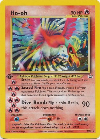 Ho-Oh - 7/64 - Holo - 1st Edition available at 401 Games Canada