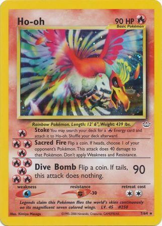 Ho-Oh - 7/64 - Holo - Unlimited available at 401 Games Canada