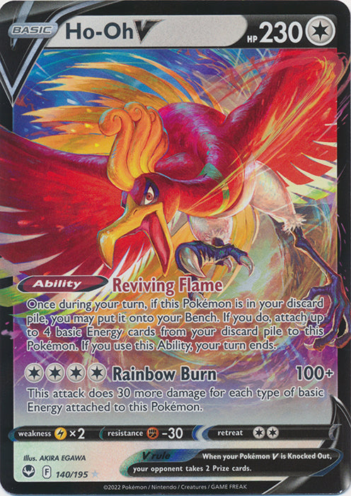 Ho-Oh V - 140/195 - Ultra Rare available at 401 Games Canada