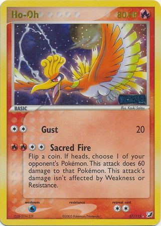 Ho-oh - 27/115 - Rare - Reverse Holo available at 401 Games Canada