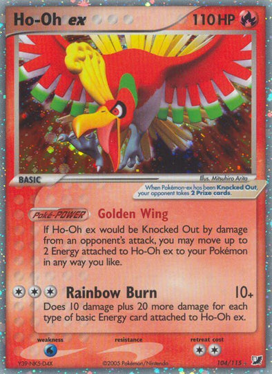 Ho-oh ex - 104/115 - Ultra Rare available at 401 Games Canada