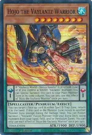 Hojo the Vaylantz Warrior - TAMA-EN004 - Super Rare - 1st Edition available at 401 Games Canada