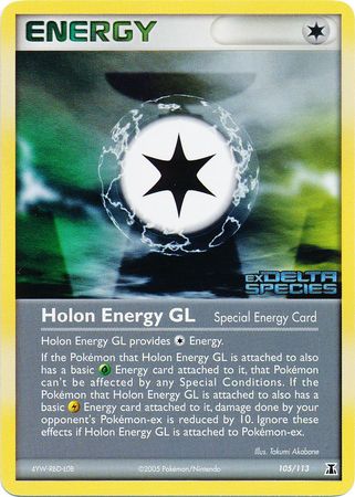 Holon Energy GL - 105/113 - Rare - Reverse Holo available at 401 Games Canada