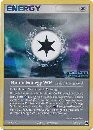 Holon Energy WP - 106/113 - Rare - Reverse Holo available at 401 Games Canada