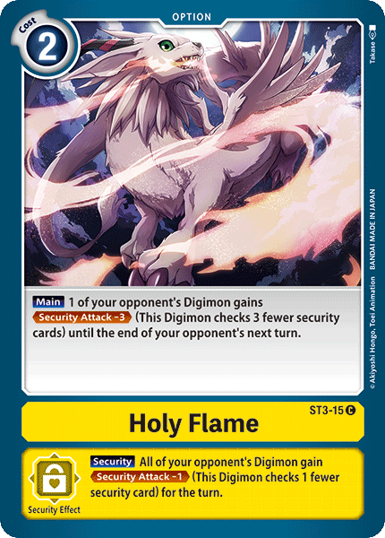 Holy Flame - ST3-015 - Common available at 401 Games Canada