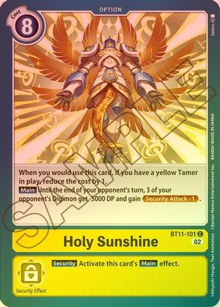 Holy Sunshine (Foil) - BT11-101 - Common available at 401 Games Canada