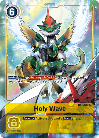 Holy Wave (Alternate Art) - BT1-107 - Promo available at 401 Games Canada