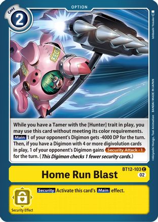 Home Run Blast - BT12-103 - Common available at 401 Games Canada