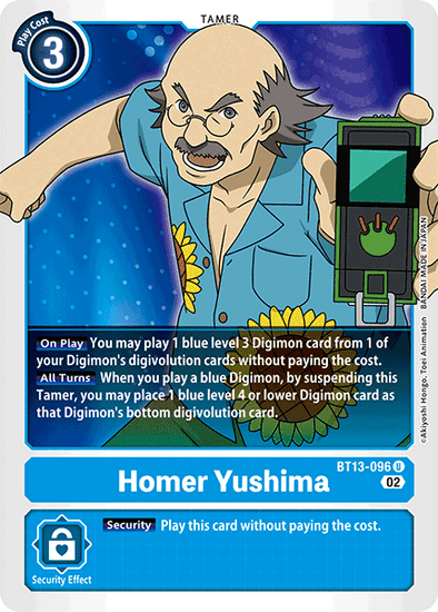 Homer Yushima - BT13-096 - Uncommon available at 401 Games Canada