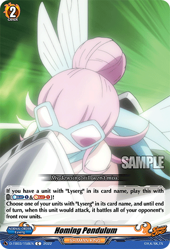 Homing Pendulum - D-TB03/158 - Common available at 401 Games Canada