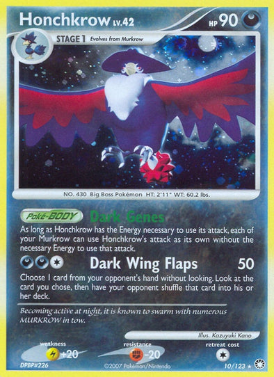 Honchkrow - 10/123 - Holo Rare available at 401 Games Canada