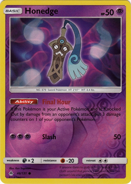 Honedge - 46/131 - Common - Reverse Holo available at 401 Games Canada