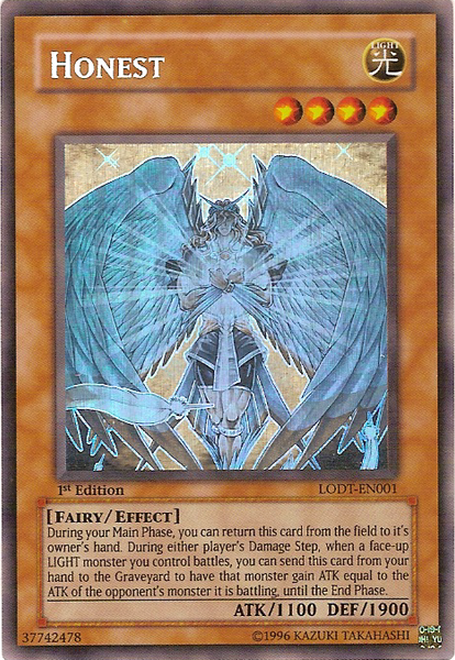 401 Games Canada - Honest - LODT-EN001 - Ghost Rare - 1st Edition