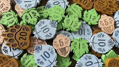 Honey Buzz: Wooden Coins available at 401 Games Canada