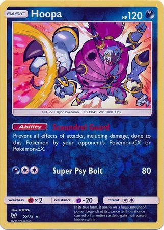 Hoopa - 55/73 - Holo Rare - Reverse Holo available at 401 Games Canada