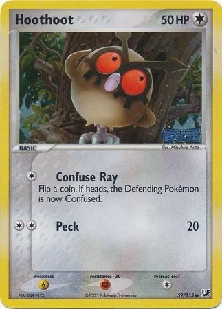 Hoothoot - 59/115 - Common - Reverse Holo available at 401 Games Canada