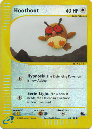 Hoothoot - 65/144 - Common - Reverse Holo available at 401 Games Canada
