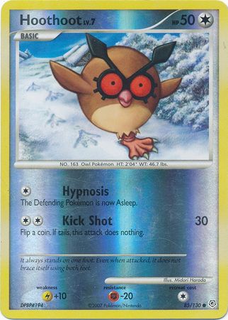 Hoothoot - 85/130 - Common - Reverse Holo available at 401 Games Canada