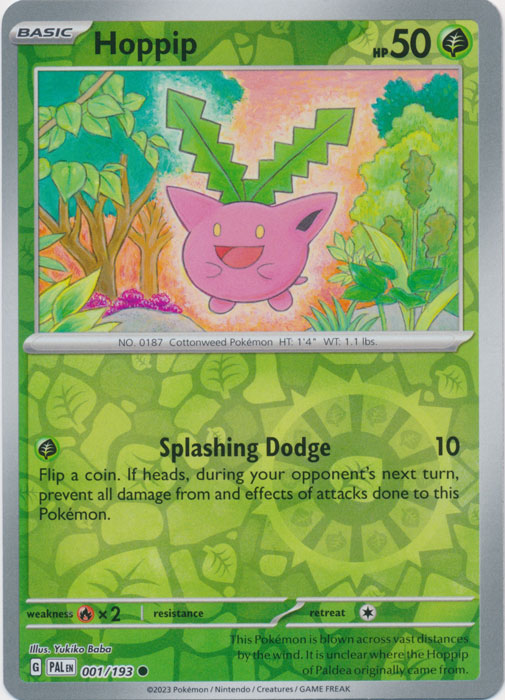 Hoppip - 001/193 - Common - Reverse Holo available at 401 Games Canada